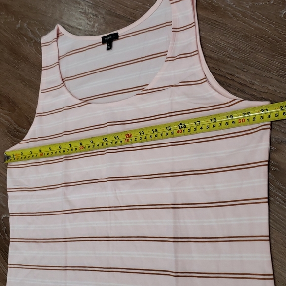 (XL) Talbots Striped Casual Tank Top Lightweight Vacation Relaxed Fit Comfy - Picture 5 of 7